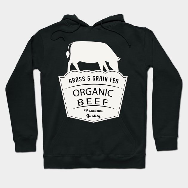 Grass Fed Beef Hoodie by SWON Design